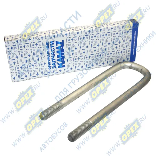 5322-2912408-20 Стремянка L=420х95 М27х2 задней рессоры КАМАЗ