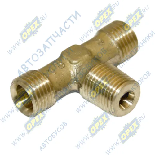 864869 Фитинг Тройник Рнаруж=М10х1/М10х1/М10х1 тормозной системы КАМАЗ; L=23х35 КАМАЗ