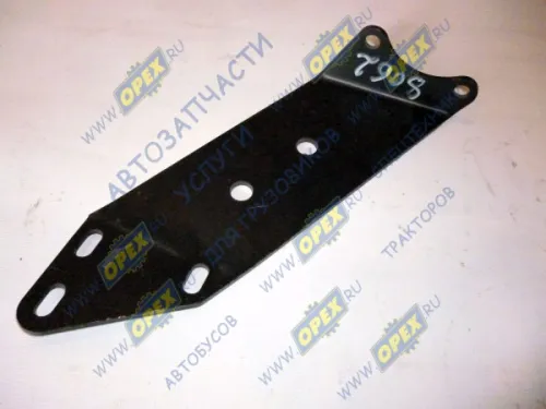 54115-1203030-10 Кронштейн металлорукава гофра к ТКР L=455х108 7отв.угловой, правый КАМАЗ