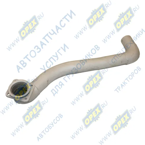 54115-1203013-40 Труба приемная L=1125 глушителя правая Камаз-Евро (фл. квадр.4отв.ф10) КАМАЗ