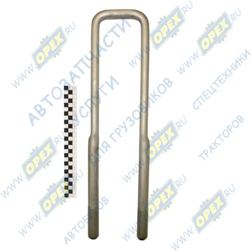 5360-2912408-20 Стремянка М27х2 рессоры(разный изгиб); L=530х95 КАМАЗ2