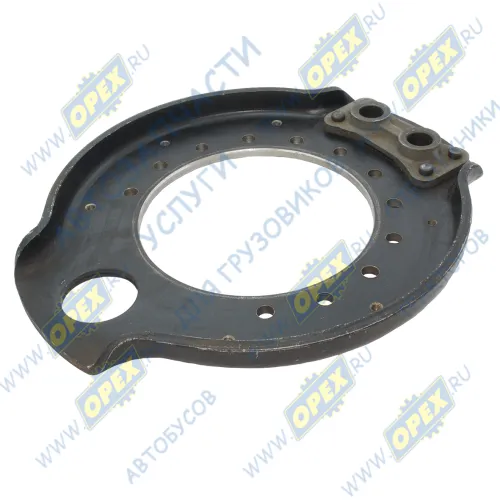 4310-3501012 Суппорт (сталь) dнаруж=340 dвнутр=190 1отв.ф56,12отв.ф12,2отв.ф20,6отв М8 перед.правый КАМАЗ1