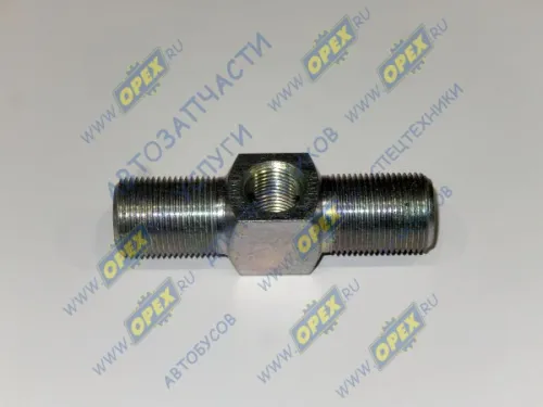 864840 Фитинг Тройник Рнаруж=М22х1,5/М22х1,5/Рвнутр=М16х1,5 L=22Х86 КАМАЗ