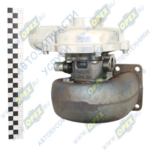 740.21-1118013 Турбокомпрессор левый/ КамАЗ-740.11, 740.13, 740.14 Евро-1 (аналог ТКР-7Н-1) KAMAZ Truck 11.8L [740.30-260 / 740.50-360 / 740.51-320 / 740.35-400 / 74 КАМАЗ3