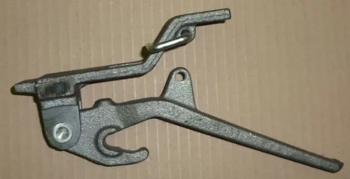 5320-8505029 Рычаг запора борта левый в сборе КАМАЗ