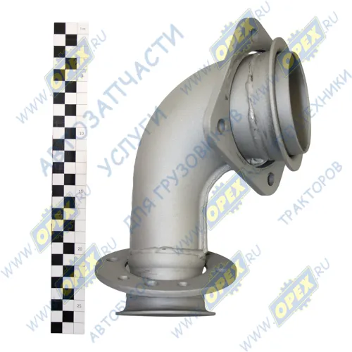 54115-1203010-03 Патрубок ф65/ф90 L1=178 L2=120 квадр.флан.4отв/кругл.фл 8отв.,приемный КАМАЗ-ЕВРО КАМАЗ1