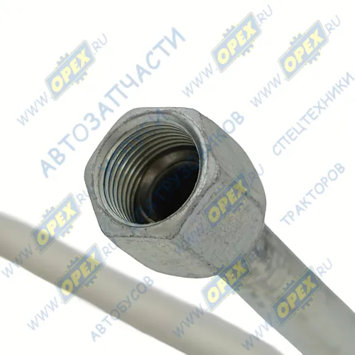 65222-3408054 Трубка (сталь) ф12 L=1000 Г=М18+К22/Ш=М18+К19 кривая, высокого давления КАМАЗ2