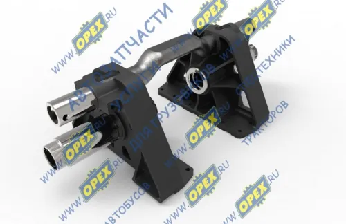 6520-2918050 Кронштейн балансира L=1270; ось ф90/ось ф105; h=440 с осью на а/м 6520 КАМАЗ