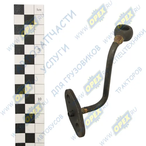 740.11-1011538 Трубка (сталь) ф6; L=130 кругл.шт10/фланец креп.2отв клапана системы смазки в сборе КАМАЗ1