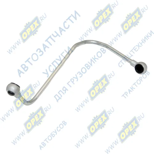 740.30-1111568 Трубка (сталь) ф6; L=310; под 2 штуцера ф10 подвода масла КАМАЗ