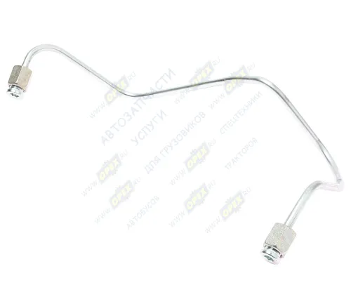 740.21-1104324 Трубка (сталь) ф7; L=620 Г=М14+К19/Г=М14+К19 топлив.разный изгиб КАМАЗ