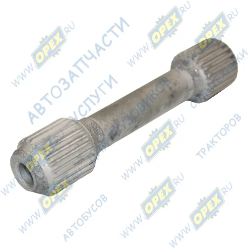 7406.1005550 Вал наруж.шлиц=25/25 L=183 привода агрегатов Евро-2 КАМАЗ