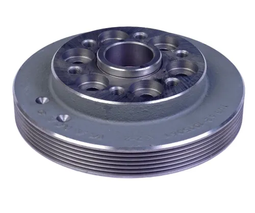 7406.1005061 Шкив коленвала поликлиновой под болт; ф38/ф182 ф182 ЕВРО-2 голый КАМАЗ