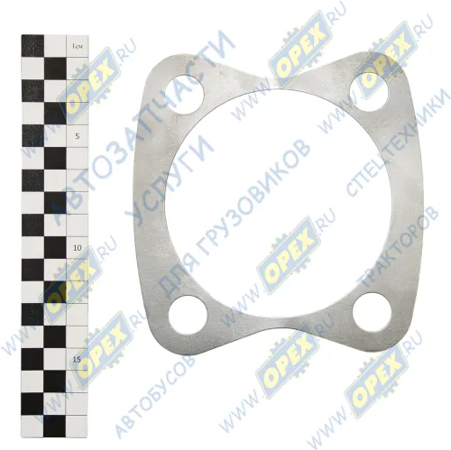 4310-2304077 Прокладка С/Ф; регулир. (сталь) 110х130х0,45 фвнутр=100 4отв. ф17 поворотн. кулака КАМАЗ