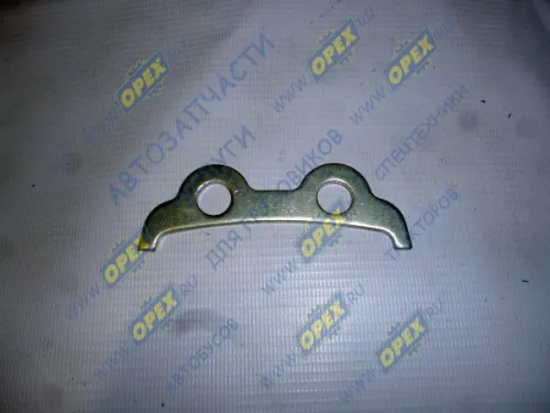 5320-1001085 Прокладка (сталь) С/Ф L=100; 2отв.ф13, регулир. крышки кронштейна задней опоры КАМАЗ