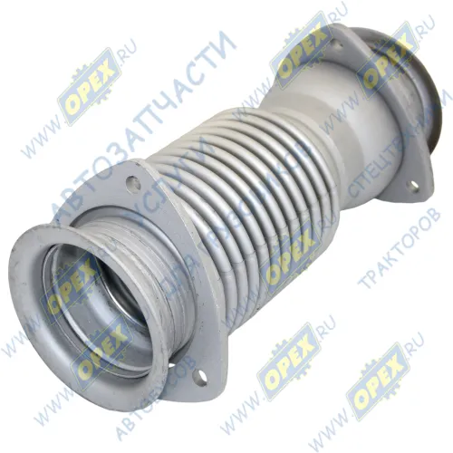 4308-1203012-50 Рукав глушителя (металлорукав) L=340 ф97х126 фланец 3отв.ф10 КамАЗ (дв.Cummins) Евро-3 КАМАЗ