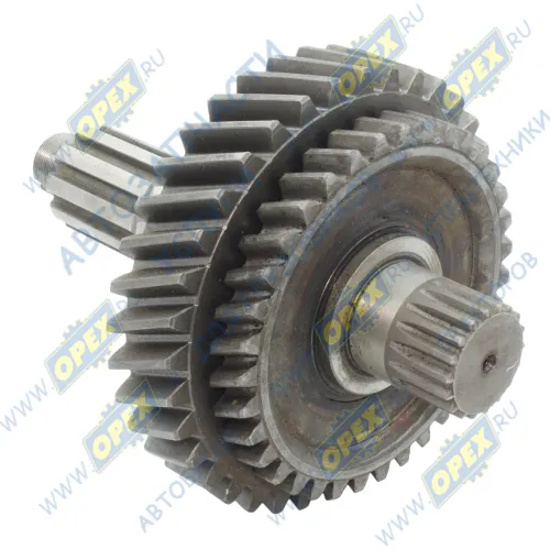 43114-1802026 Вал первичный РК с шестерней в сб. с доп.шестерней для отбора мощности. КАМАЗ1