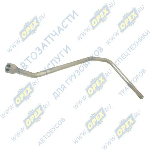 6520-3407116-40 Трубка (сталь) ф18; L=820 Г=М24+К30/под шланг низк. давл. С/И (разн.изгиб) КАМАЗ