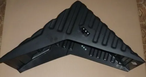 6540-3703158 Крышка аккумулятора (АКБ) ПВХ (под 2 - 6СТ-190 вертикаль.) КАМАЗ КАМАЗ