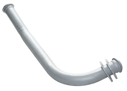 4310-1203010 Труба кривая (сталь) приемная L=1050 фиг фл 4отв.ф12/фиг фл 4отв.ф12 правая КАМАЗ