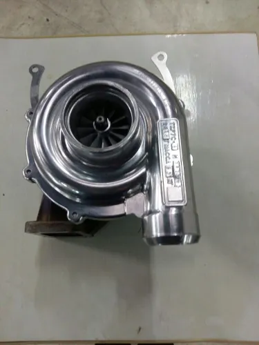 7406.1118013-01 Турбокомпрессор дв.740.30-740.65 КамАЗ Евро-2,3 левый (аналог ТКР7С-6, S2B/0.76); корпус компрессора хром КАМАЗ