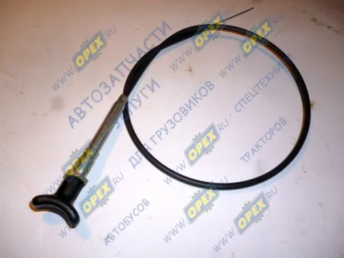 5320-1108120 Тяга ручного управления акселератором в сборе ф1,5 L=900 с ручкой в оплетке КАМАЗ
