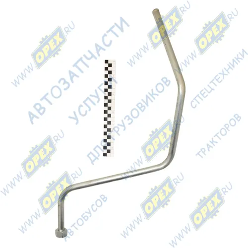 6520-3408124-35 Трубка (сталь) ф18 L=870 Г=М27+К32/под шланг ф18, разный изгиб низкого давления ГУР КАМАЗ-6520,6460 КАМАЗ1