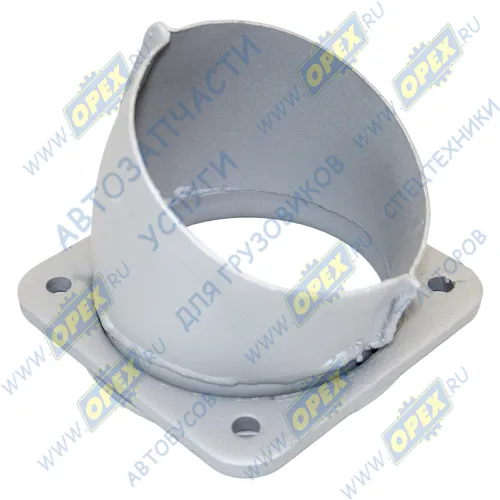 43255-1203015 Патрубок ф120 L=110; фланец 4отв.ф10 вып.Е-3 КАМАЗ3