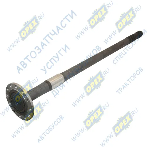 43118-2403069 Полуось ЗМ L=1288 20шлиц под блокир.,крепление 12отв.,левая длинная КАМАЗ-43114, 43118; усиленная КАМАЗ