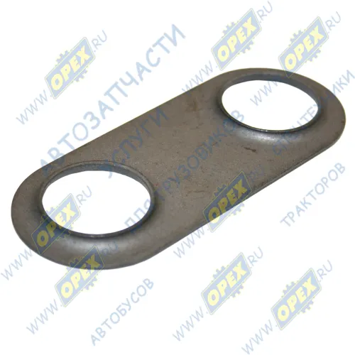 161.1721208 Шайба (сталь) L=83х33; 2отв.ф20, С/И замковая фланца водила демультипликатора КПП КАМАЗ КАМАЗ
