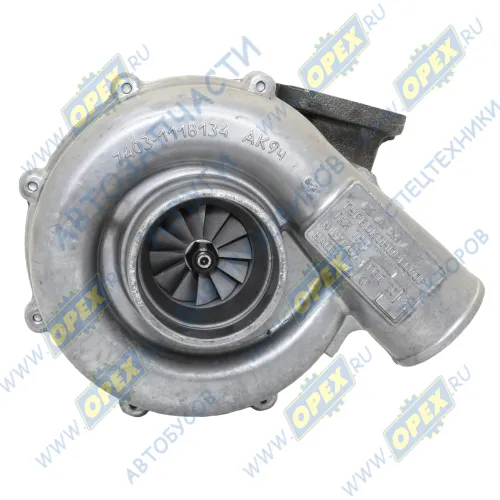 7403.1118010 Турбокомпрессор левый/ КамАЗ-740.11, 740.13, 740.14 Евро-1 (аналог ТКР-7Н-1) KAMAZ Truck 11.8L [740.30-260 / 740.50-360 / 740.51-320 / 740.35-400 / 74 КАМАЗ5