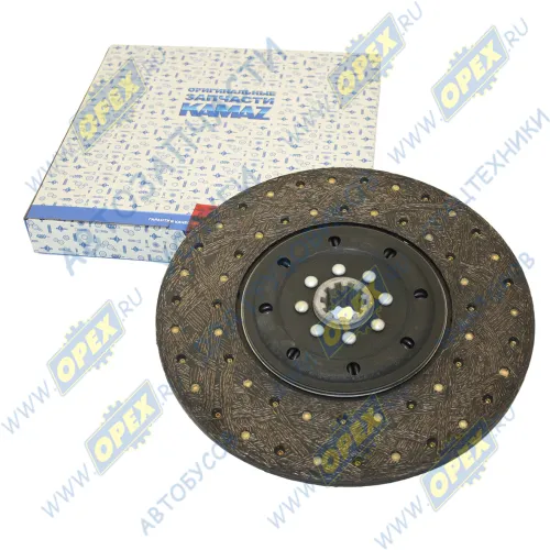 14.1601130-01 Диск сцепления ведомый ф350; шлиц=10; фшлица=42х6 КАМАЗ1