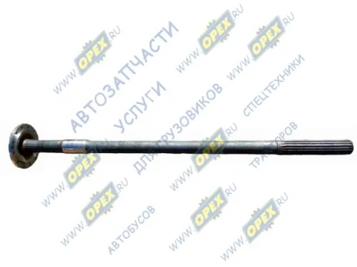 4310-2403071-10 Полуось ЗМ L=1272 z=16 без раздел.под блок,со сплош. шлицами.,левая, КАМАЗ-43114, 43118 КАМАЗ