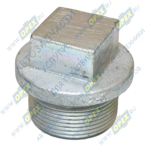 14.1701308-10 Пробка (заглушка) С/И 4-х гранная М30х1,5 Р=17 К=22 h=36 КПП КАМАЗ