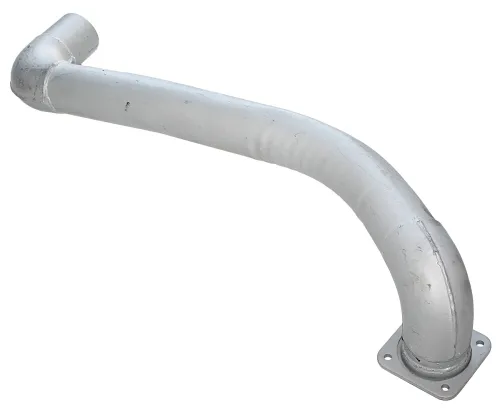 54115-1203013-10 Труба приемная L=1270 ф95 квадр.фл 4отв.ф10 правая КАМАЗ-65115 а/м с двиг.740.10-260 КАМАЗ