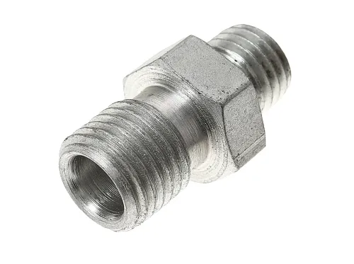 864894 Фитинг (штуцер) прямой; Рнаруж=М12х1,5/М14х1,5 К=17 L=33 КАМАЗ