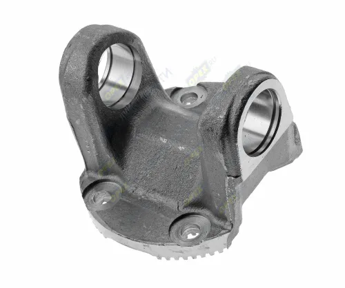 53205-2205023-20 Вилка-фланец ф180 L=125 S=112; 2отв.ф50/4отв.ф15 торцевые шлицы, кард.вала КАМАЗ