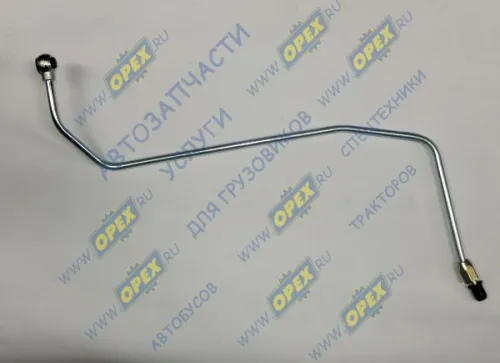 740.51-1104384 Трубка (сталь) ф10; L=830 Г=М16+К19/под штуцер ф14, топливная отводящая ТНВД КАМАЗ