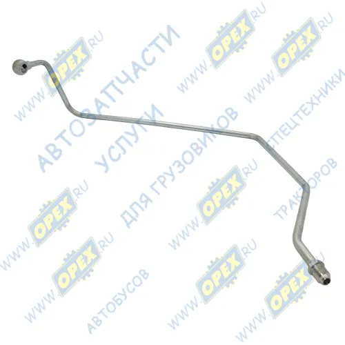 740.51-3407110 Трубка (сталь) ф12; L=1200 Ш=М16+К19/ круг. штуцер ф18 высокого давления ГУР КАМАЗ