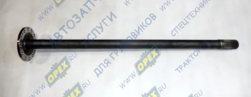 53205-2403071 Полуось ЗМ левая длинная L=1200 БЕЗ блокир. (20 шлиц.,12отв.); Поставлять совместно с шестерней 53205-2403050 КАМАЗ