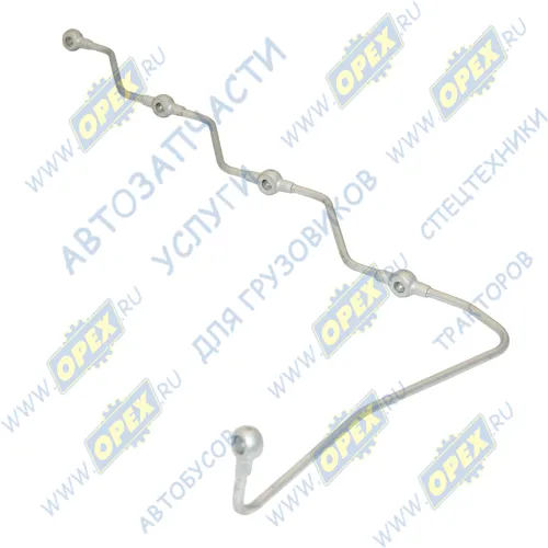 740.70-1104346 Трубка (сталь) ф6 L=890 под 5 штуцеров ф8 дренажная для Comon Reill 400 л/с КАМАЗ