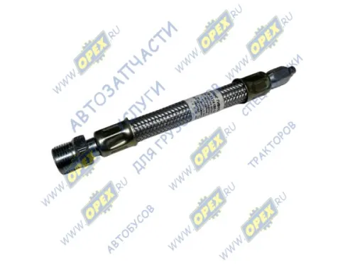 4310-3124186 Шланг тормоз. ф12 L=185-220 Г=М10+К12/Ш=М18+К19 подкачки внутр.колеса КАМАЗ-4310 прямой КАМАЗ