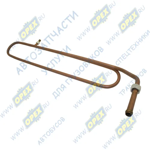 65115-3506192-83 Трубка (медь) ф16; L=2850 Г=М22+К27/Г=М22+К27 КАМАЗ