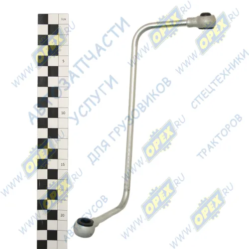 740.13-1111568 Трубка (сталь) ф6; L=330 под 2 штуцера ф10 подвода масла к ТНВД КАМАЗ1