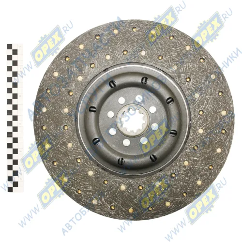 14.1601130-01 Диск сцепления ведомый ф350; шлиц=10; фшлица=42х6 КАМАЗ2