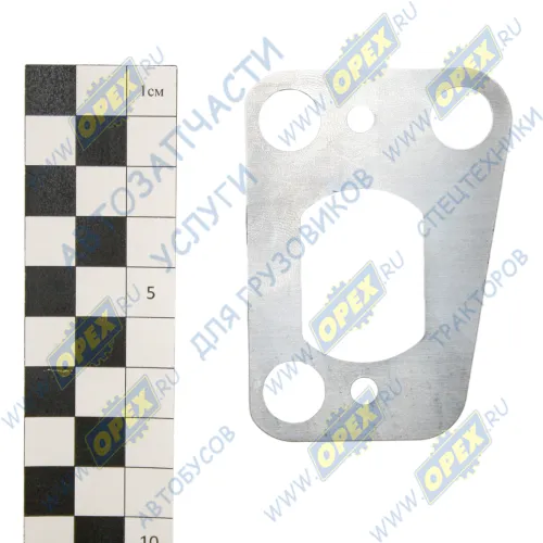 740.60-1011200 Прокладка (сталь) С/Ф; 52х74; 3отв.ф12/2отв.ф5, насоса маслян,КАМАЗ-ЕВРО КАМАЗ