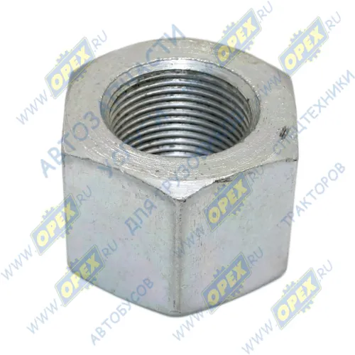 6520-2912416 Гайка ГОСТ-5915 М30х2 h=30-35 К=46 стремянки задней МАЗ, КамАЗ,КрАЗ КАМАЗ