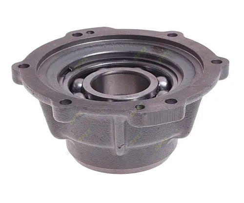 43114-1802213 Крышка заднего подшипника(чугун)ф210 h=105 6отв.ф10,2отв М10х1,25 с сальником и подшип КАМАЗ1