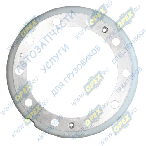 53205-3501070 Барабан тормозной H=250,ф396,dпосад.=285, 10 шпилек ф25 ПМ КАМАЗ-65115 ЕВРО КАМАЗ2