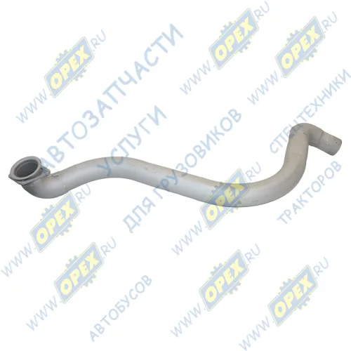 4326-1203014-22 Труба приемная L=1700 ф90 квадр.фл 4отв.ф11 левая КАМАЗ